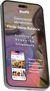 BenFit App: Genussvoll abnehmen mit Ernährung, Bewegung und Entspannung. Dein Weg zur Balance.