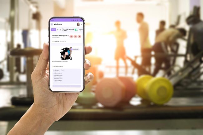 WorkoutBuilder-3 Ernährungsberatungs-Software BenFit Dashboard mit automatischer Ernährungsplan-Erstellung für Fitnessstudios